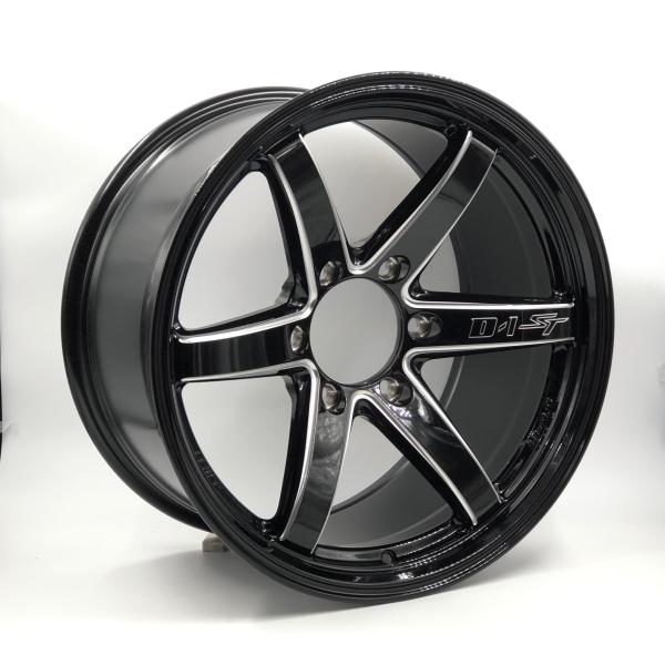 LENSO Project-D D-1ST 18x9.5J +25 6H-139.7 グロスブラック...