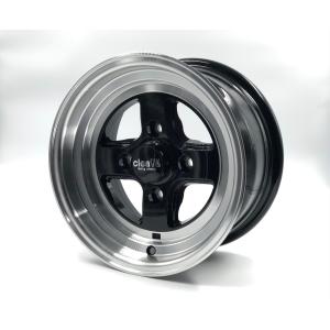 CLEAVE RACING TS54C 18x10.5J +15 5H-114.3 ホワイト 2本セット