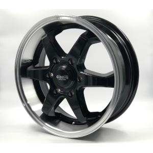 CLEAVE RACING FL53 18x10.5J +15 5H-114.3 ブラック/マシンド 2