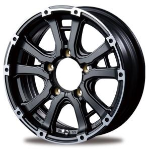 ジムニー INTER MILANO MUDBAHN XR-600S 16x5.5 +20 マットブラック/リムポリッシュ オープンカントリー 185/85R16 JB23W JB64W 16インチ｜cleaveonline