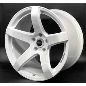 CLEAVE RACING TS54C 18x9.5J +18 5H-114.3 ホワイト 2本セット S13