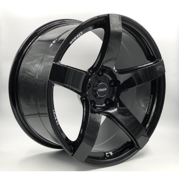 CLEAVE RACING TS54C 18x9.5J +18 5H-114.3 ブラック 4本セッ...