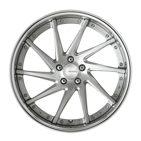 WORK GNOSIS CVS 21x8.5 +39 5-120 ブラッシュド KUMHO ECST...