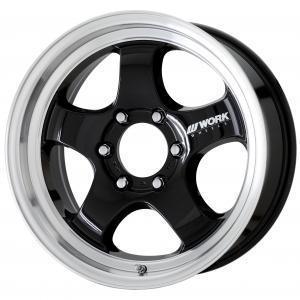 WORK ハイエース XTRAP S1HC 18x8.0 +35 ブラック/ダイヤカット