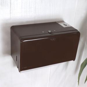 ペーパーホルダー ペーパーディスペンサー tissue dispenser ペーパーボックス ブラウン｜cleebs