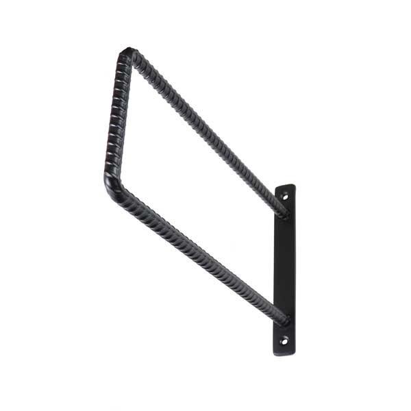 アイアン ブラケット 棚受け リブ Mサイズ 収納棚 飾り棚