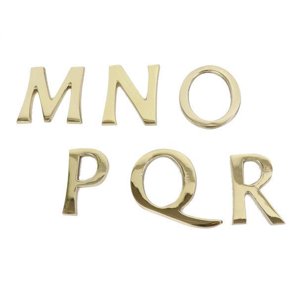 大文字ゴールド 45mm アルファベット M N O P Q R ネコポス対応