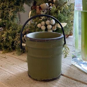 鉢カバー ガーデン雑貨  プランター 植木鉢 底穴あり 鉢カバー テラコッタ グリーン