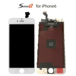 【SmaQ】（業務用）再生パネル iPhone6 白 修理交換用液晶フロントパネル