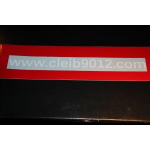 CLEIB　URL ステッカー REDベース付き｜cleib