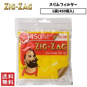 ZIG ZAG ジグザグ スリム フィルター １袋 450個入り 手巻きタバコ スモーキング｜clenu233