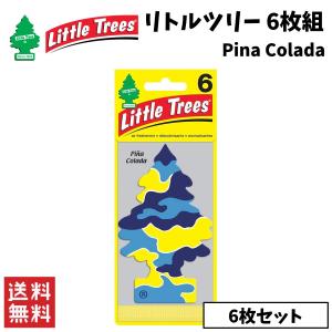 Little Trees リトルツリー ピナコラーダ 6枚組 エアフレッシュナー 芳香剤 カー用品｜clenu233