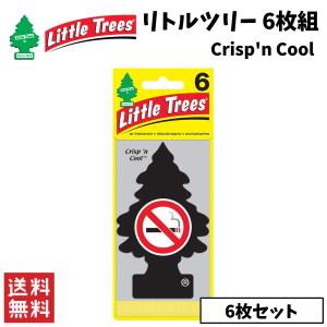 Little Trees リトルツリー クリスプンクール 6枚組 エアフレッシュナー 芳香剤 カー用品｜clenu233