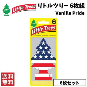 Little Trees リトルツリー バニラプライド 6枚組 エアフレッシュナー 芳香剤 カー用品｜clenu233