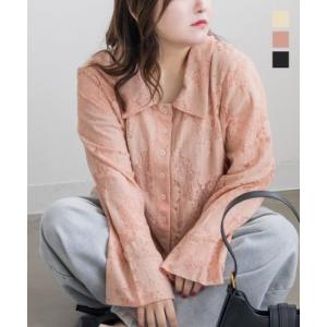 大きいサイズ レディース CLETTEオリジナルカラーレースシャツ