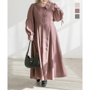 大きいサイズ レディース CLETTEオリジナル★レイヤード風シャツワンピース