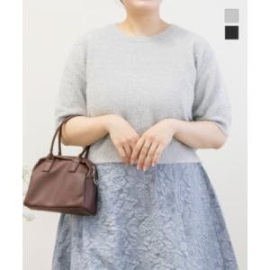 美品！CLETTEオリジナル★インナー付きフリルティアードチュニック3L CLETTEオリジナル☆インナー付きフリルティアードチュニック