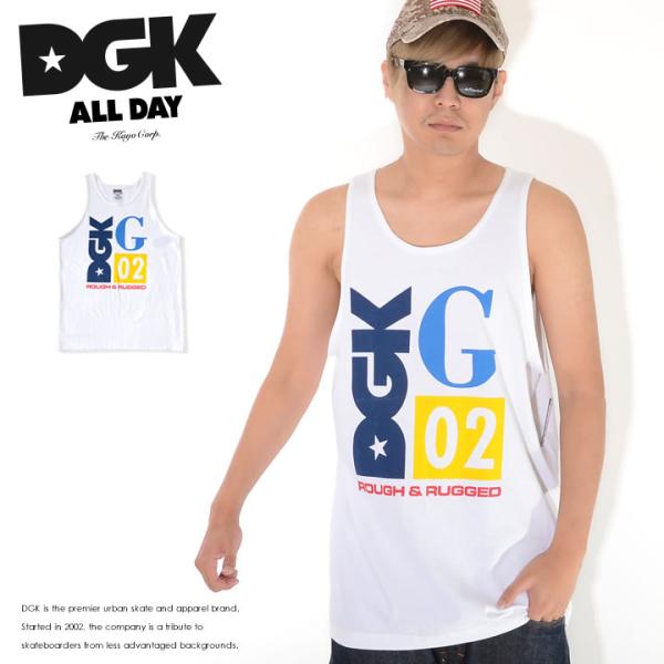DGK ディージーケー タンクトップ 縦ネーム G02 セール