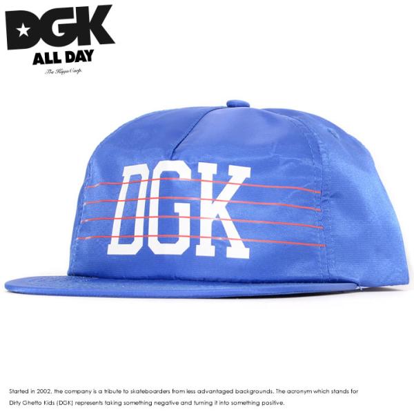 アウトレット DGK ディージーケー キャップ 帽子 ストラップバック ボーダーラインロゴ * セー...
