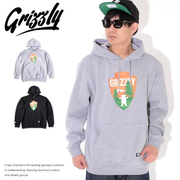 GRIZZLY グリズリー スウェットパーカー OGベア エンブレム アウトドア セール