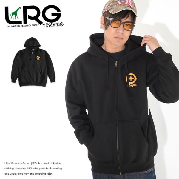 LRG エルアールジー ジップスウェットパーカー 左胸矢印サークルツリーロゴ (L193005) セ...
