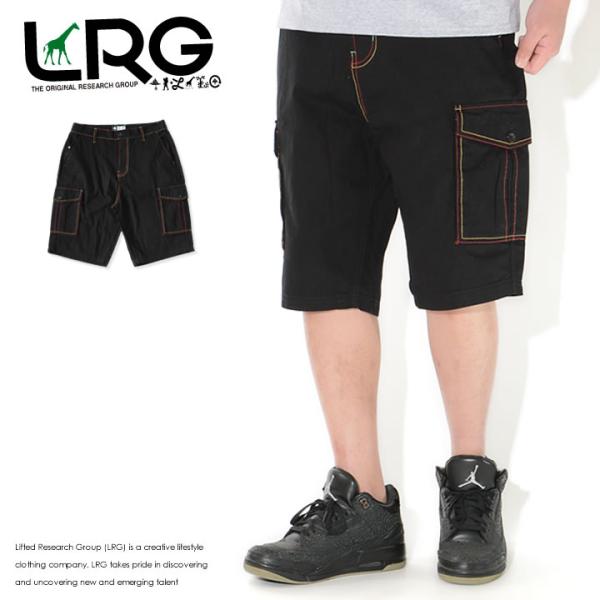 LRG エルアールジー ショートパンツ カーゴポケット ラスタカラーステッチ (L0QDMBSXX)...