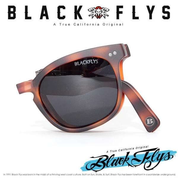 BLACK FLYS ブラックフライ サングラス UVカット スモークレンズ 折り畳み FLY GI...