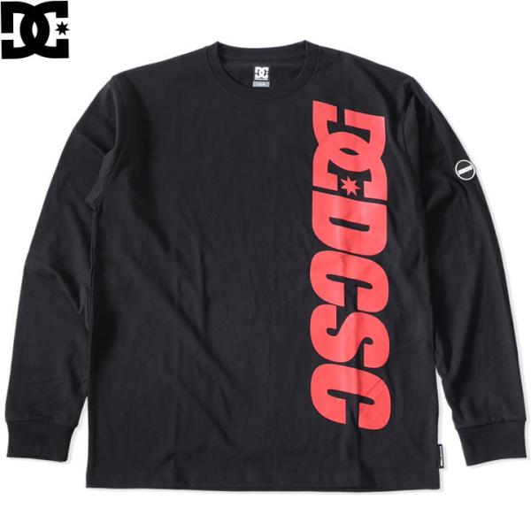 DC SHOES ディーシーシューズ ロンT 長袖 VERTICAL 縦ロゴ (DLT221036)...