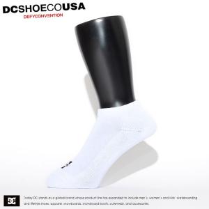 DC SHOES ディーシーシューズ 靴下 アンクレットソックス 3パック ワンポイントロゴ (EDYAA03151)｜clever