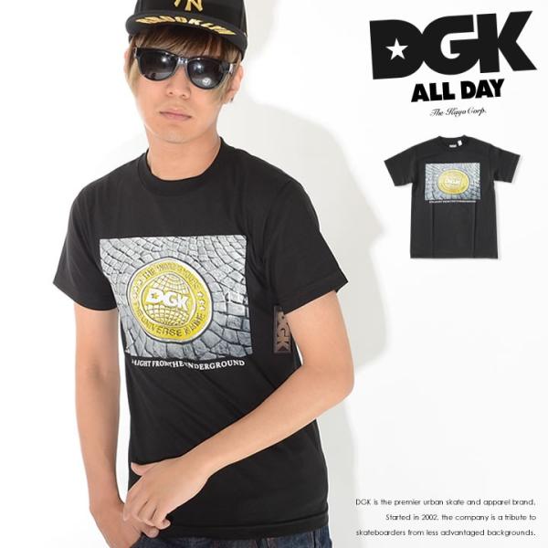 アウトレット DGK ディージーケー Tシャツ 半袖 ボックスイラスト マンホール  セール