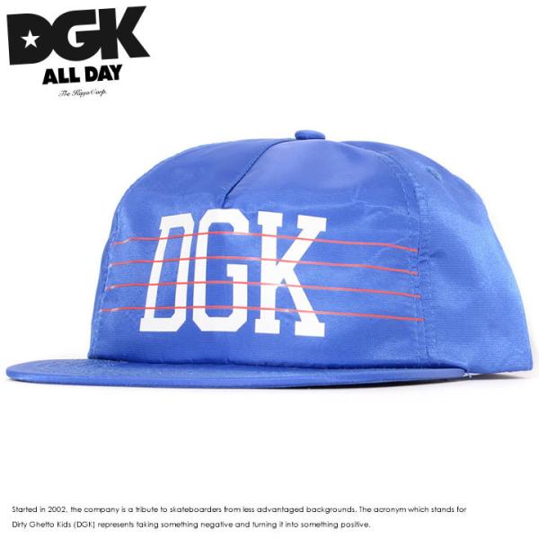 アウトレット DGK ディージーケー キャップ 帽子 ストラップバック ボーダーラインロゴ * セー...