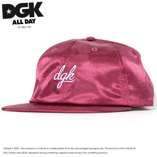 アウトレット DGK ディージーケー キャップ 帽子 ストラップバック スクリプトロゴ刺繍 * セー...