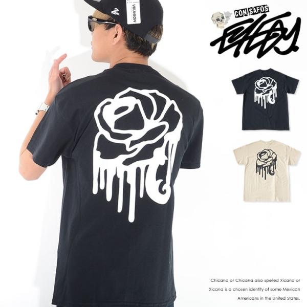 EYEDY アイディー Tシャツ 半袖 メルトローズ バックプリント (EYE-TM070)