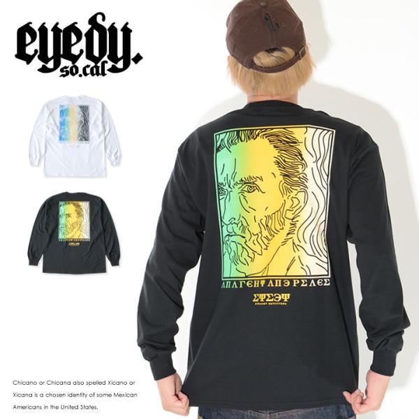 EYEDY アイディー ロンT 長袖 ボックス肖像画 グラデーション (EYE-399LS) セール