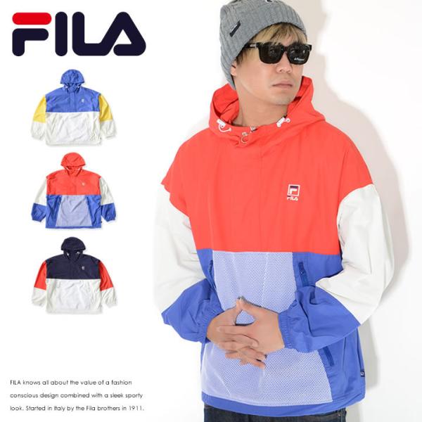 アウトレット FILA フィラ ジャケット プルオーバー アノラック メッシュポケット (FM954...