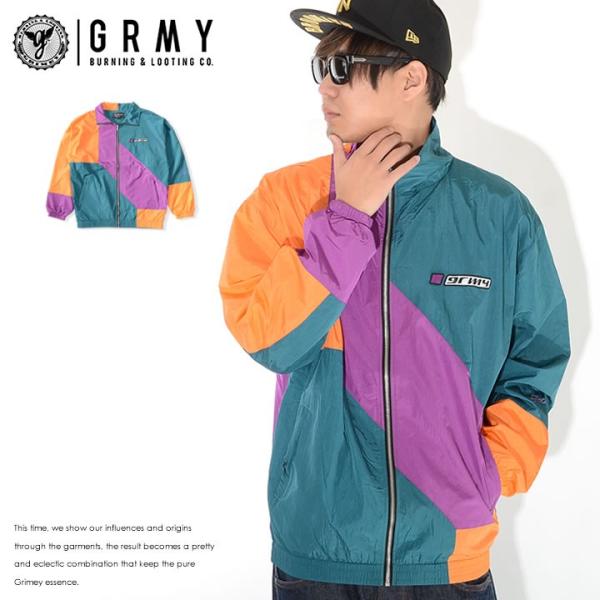 GRIMEY グライミー トラックジャケット マルチカラー ランダム切替 パープルスラント (GTJ...