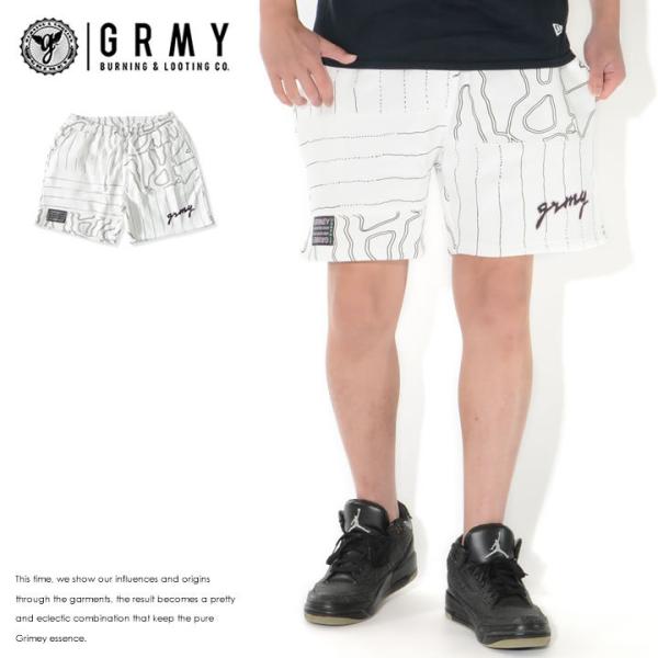 GRIMEY グライミー ハーフパンツ スウェット マルチデザイン切り替え (GSS140) セール