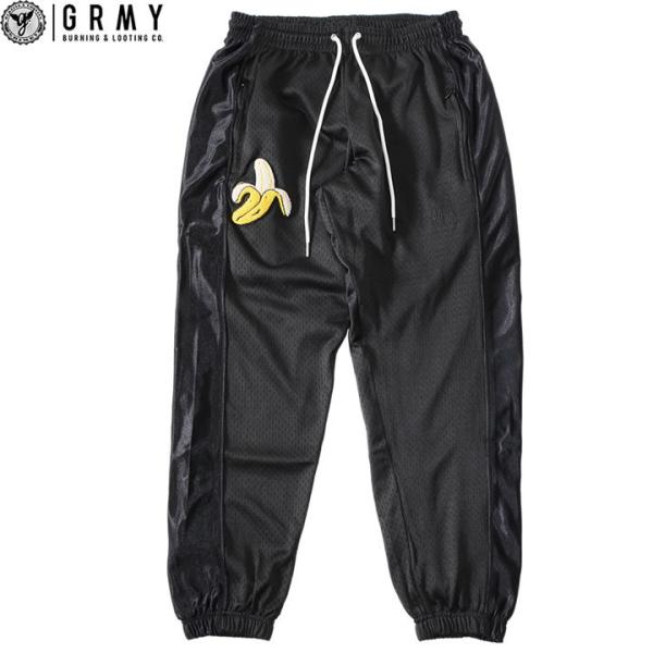 GRIMEY グライミー ジョガーパンツ メッシュ バナナ アップリケ(GRTS222) セール