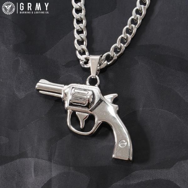 GRIMEY グライミー ネックレス シルバーチェーン ピストル (GGNLP107) セール