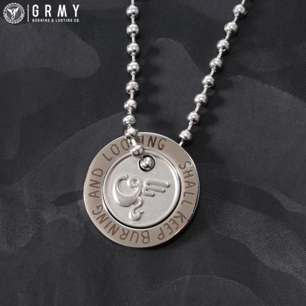 GRIMEY グライミー ネックレス シルバーチェーン コイン (GGNLP106) セール