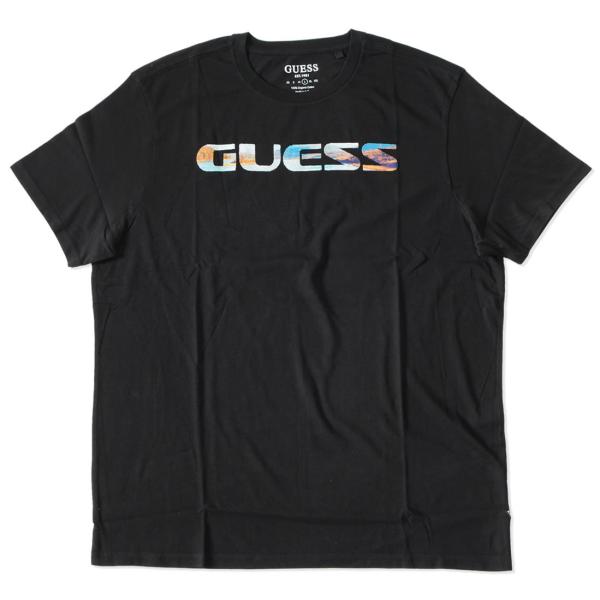 GUESS ゲス Tシャツ 半袖 ネームロゴ刺繍 ONプリント(MBGI31R9RM7) セール