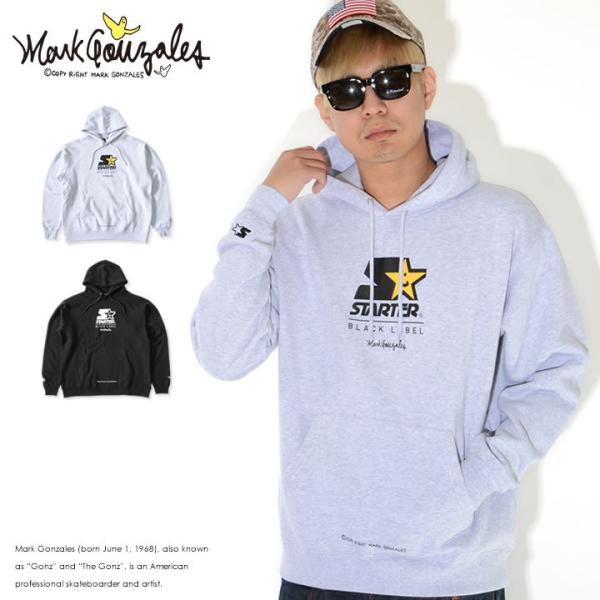 MARK GONZALES×STARTER スウェットパーカー STARTER コラボ エンジェルス...