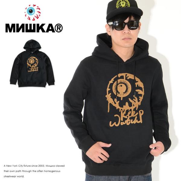 MISHKA ミシカ スウェットパーカー キープウォッチ サガラ刺繍 (91547) セール