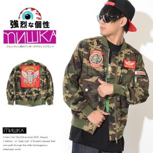 MISHKA（ミシカ） ダウンジャケット 総柄 グラフィティデザイン