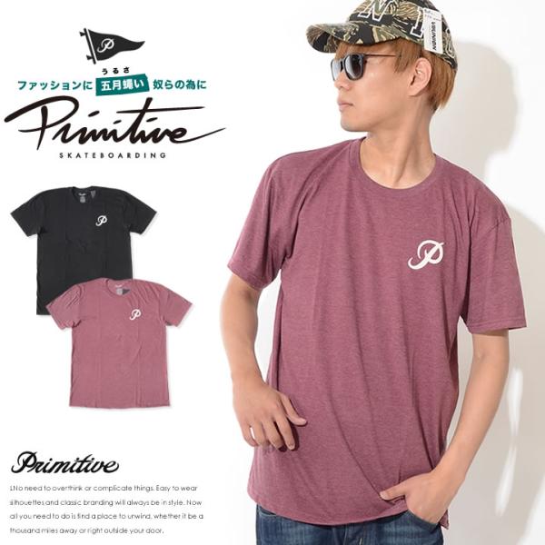 PRIMITIVE プリミティブ Tシャツ 半袖 クラシックPロゴ ワンポイント セール