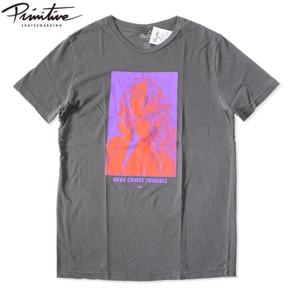 訳あり PRIMITIVE プリミティブ Tシャツ 半袖 センターBOXレディ *