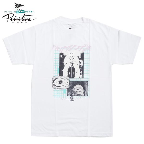 アウトレット PRIMITIVE プリミティブ Tシャツ 半袖 センターマルチイラスト セール
