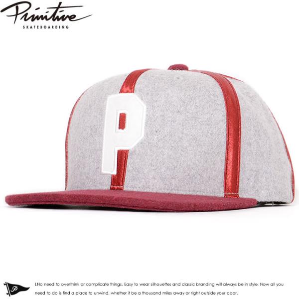 PRIMITIVE プリミティブ キャップ 帽子 スナップバック Pロゴ パイピング * セール