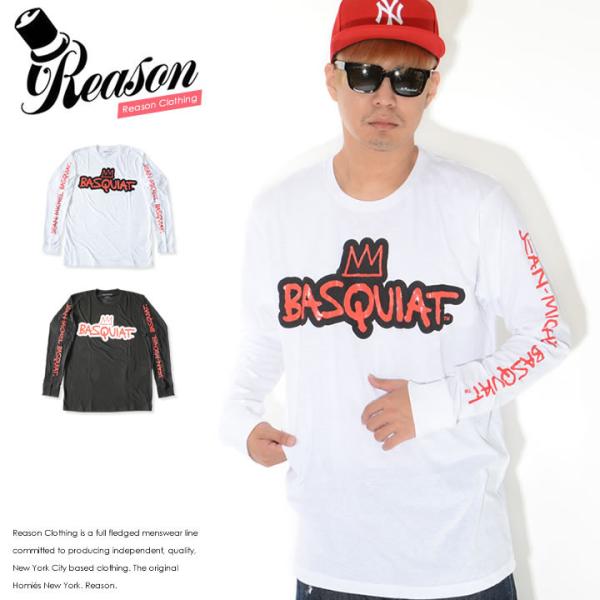 REASON リーズン ロンT 長袖 BASQUIAT バスキア コラボ センタークラウンロゴ (R...