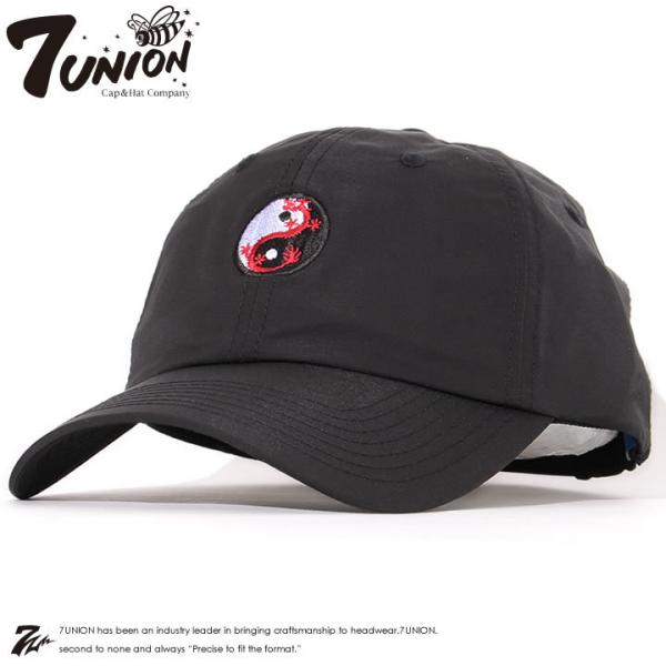 アウトレット 7UNION セブンユニオン キャップ 帽子 ストラップバック 太極図 *(IAXY-...